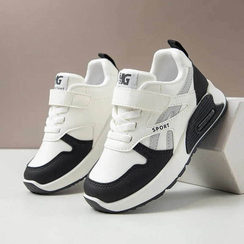 Zapatillas deportivas para niños, nuevas, de otoño de 2025, cómodas, con suela suave, para niño, sencillas y versátiles, zapatos casuales para niñas.