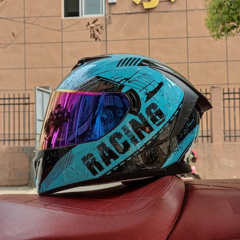 Casco y seguridad para motocicleta scooter Casco Moto Modular Capacetes Helmets Engine Full Face Casco Integral Motorsiklet Kask